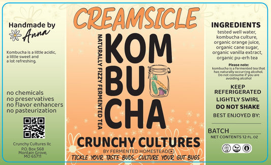 Creamsicle Kombucha